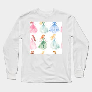 Princesses Pattern 20 Long Sleeve T-Shirt